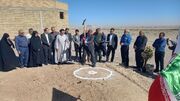 مدرسه ۵ کلاسه خیرساز در روستای تاریخی«قارنه» جرقویه کلنگ‌زنی شد