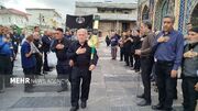 علم‌بندی آستانه اشرفیه؛ بیعتی دوباره با عاشورا در جوار سلطان