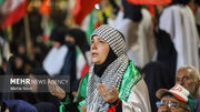 محمدیه رنگ و بوی محرم گرفت؛ عزاداران حسینی در شب سوم گرد هم آمدند