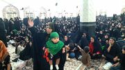 اجتماع شیرخوارگان حسینی در آرامگاه شهید مدرس کاشمر