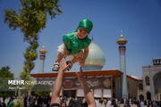 مراسم «شیرخوارگان حسینی» در حرم شاهچراغ (ع)