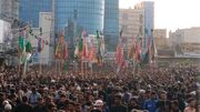 اوج گیری شور حسینی با برگزاری آیین کهن« علم پیغمبر» در میناب