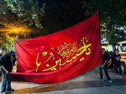 تعزیه حضرت رقیه (س) همزمان با شب شام غریبان در اهواز برگزار شد