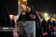 ضیاء‌آباد در شب ۱۲۲؛ اجتماع مردم با طنین نام سیدالشهدا(ع)