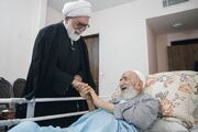 عیادت آیت الله مروی از حجت‌الاسلام راشد یزدی 