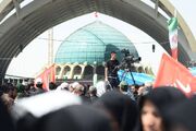 مستندسازی انجمن سینمای جوانان از آئین بدرقه پیکر رهبر شهید