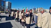 اعزام ۲۰۰ نفر از عشایر ایلام با لباس محلی برای وداع با رهبر شهید