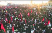 اقامه نماز بر پیکر رهبر شهید در مسجد جمکران آغاز شد
