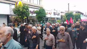 عزاداری سوگ رهبر شهید در غرب مازندران