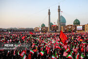 جایی میان پرچم‌ها و اشک‌ها؛ جمکران روایت یک وداع شد