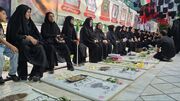 مراسم بزرگداشت شهدای جنگ رمضان در گلزار شیراز