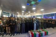 پیکر شهید پدافند هوایی «مهداد پاشایی‌فر» در مراغه تشییع شد