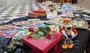 یادگارهای کودکی یک شهید در دستان نسل آینده شهر سریش‌آباد