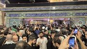 تشییع شهدای اخیر حشدالشعبی و مستشاران ایرانی در حرم امام علی(ع)