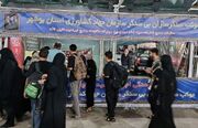 موکب «سنگرسازان بی‌سنگر» بوشهر به زائران اربعین خدمات ارائه می دهد