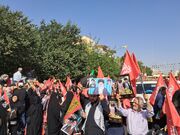 حسینیه ایران در روز اربعین حسینی؛ قلب جاماندگان در کربلا می زند