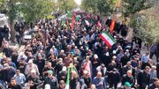 حضور پرشور مردم خمین در راهپیمایی جاماندگان اربعین حسینی