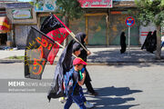مراسم پیاده روی جاماندگان اربعین حسینی در دیار نخل و آفتاب برگزار شد