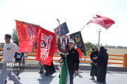 بوی کربلا در همدان؛ جاماندگان مسیر کربلا را در شهر خود ترسیم کردند