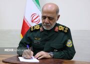 پیام تبریک فرمانده قرارگاه مرکزی خاتم‌الانبیا به محسن رضایی