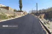 ۳۰ هزار متر مربع آسفالت معابر روستایی در هلیلان انجام شد