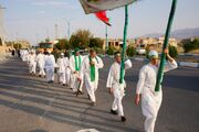 آغاز پنجمین سفر پیاده‌روی «زینبیون بهاباد» به مشهد مقدس