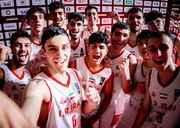 تیم بسکتبال زیر ١٨ سال ایران به مرحله یک ‌چهارم کاپ آسیا صعود کرد