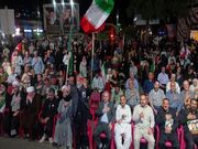 تداوم اجتماع شبانه سنندجی‌ها در لبیک به فرمان رهبر انقلاب
