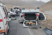 تصادف مرگبار در محور طرود شاهرود؛ یک کشته و ۸ مصدوم بر جای ماند