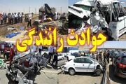 ۷ مصدوم در برخورد پراید و تیبا در محور گرگان ـ علی‌آبادکتول