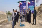 کلنگ‌زنی مخزن هزار مترمکعبی بوستان برای تقویت پایداری آب