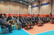 سالن ورزشی شهید هندویان با حضور وزیر آموزش و پرورش در قم افتتاح شد