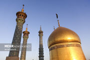 آیین تعویض پرچم حرم حضرت معصومه(س)
