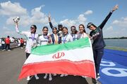 روئینگ ایران با ۶ مدال نایب قهرمان آسیا شد