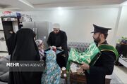 خادمان کریمه اهل‌بیت با خانواده شهدای جنگ رمضان خوزستان دیدار کردند