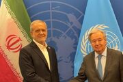 رئیس جمهور با دبیرکل سازمان ملل دیدار و گفت وگو کرد