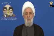 شیخ نعیم قاسم: فلسطین قطب نمای ما خواهد ماند