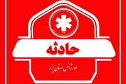 پنج مصدوم در برخورد سمند و پراید در محور تفت به یزد