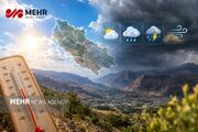پیش‌بینی بارش پراکنده و رعدوبرق در کهگیلویه و بویراحمد