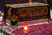 طنین «الله‌اکبر» و «حیدر حیدر» در جوار مزار آقای شهید ایران