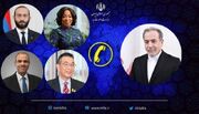 وزارت امور خارجه جمهوری اسلامی ایران- ادامه گفتگوهای تلفنی وزیر امور خارجه کشورمان با وزرای امور خارجه کشورهای عضو شورای حکام آژانس بین‌المللی انرژی اتمی