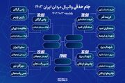 زمان برگزاری مرحله دوم جام حذفی والیبال اعلام شد