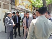 نظارت و بازدید میدانی دادستان دلفان برای مقابله با گران‌فروشی در بازار