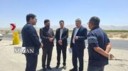 بازدید یزد از محور‌های مواصلاتی شهرستان خاتم/ پیگیری رفع مشکلات جاده‌های حادثه‌خیز در دستور کار دستگاه قضایی
