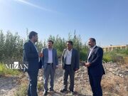 رئیس کل دادگستری استان بوشهر از زمین محل اجرای پروژه دادگستری شهرستان گناوه بازدید کرد