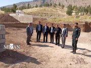 بازدید رئیس کل دادگستری استان ایلام از روند احداث ساختمان دادگستری شهرستان سیروان