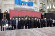 تجدید میثاق رئیس و مسئولان عالی دستگاه قضا با آرمان‌های بنیانگذار کبیر انقلاب اسلامی/ حجت‌الاسلام والمسلمین محسنی اژه‌ای:دشمن طی یک سال دو جنگ و یک شبه کودتا را به کشور تحمیل کرد و هدفش فروپاشی ایران بود