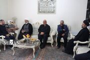 تجلیل رئیس سازمان قضایی نیرو‌های مسلح از خانواده شهید حمیدرضا نیک‌فال