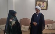 دیدار رئیس دادگاه عالی انتظامی قضات با خانواده‌های شهدای جنگ ۱۲ روزه در هفته قوه قضاییه