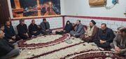 دیدار رئیس کل دادگستری خوزستان با خانواده شهید کائیدی